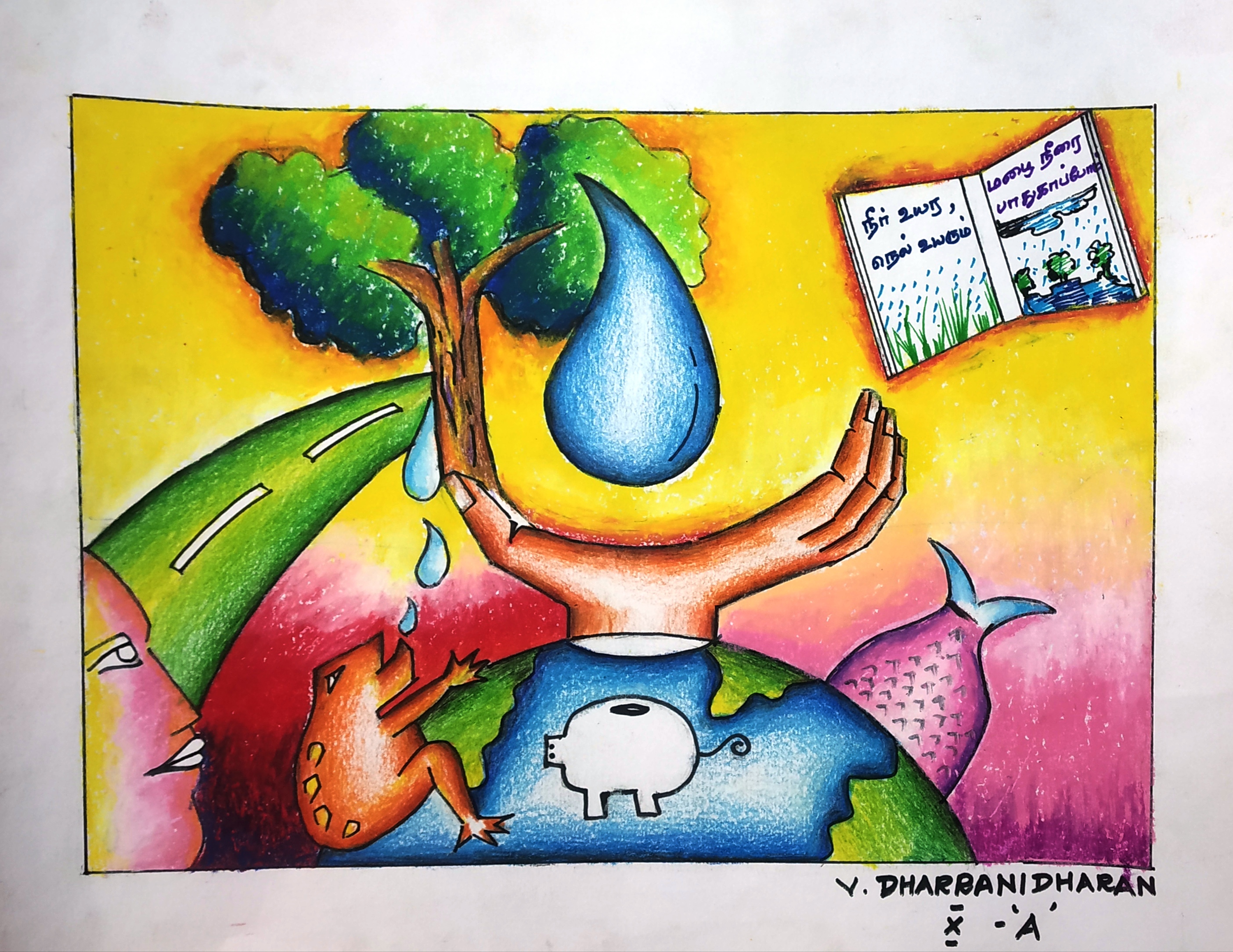 Rain Water Harvesting Drawing Competition